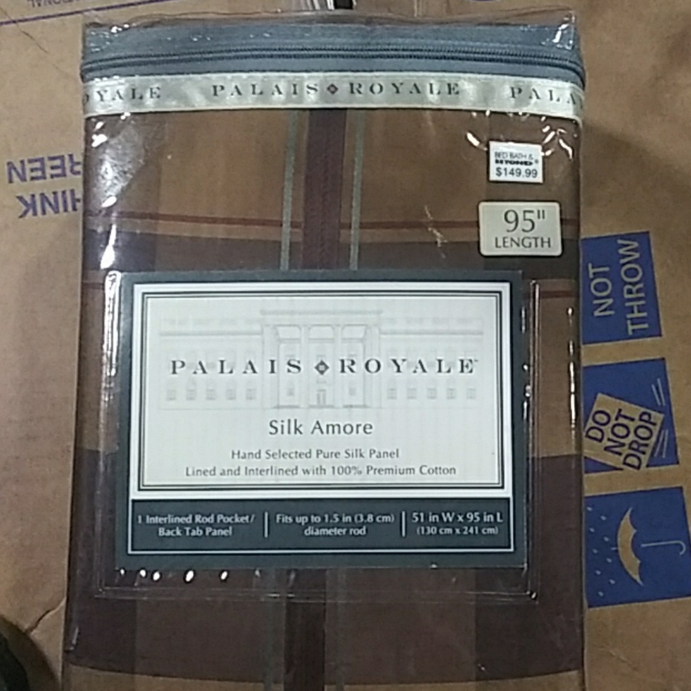 1 underlined rod pocket curtain